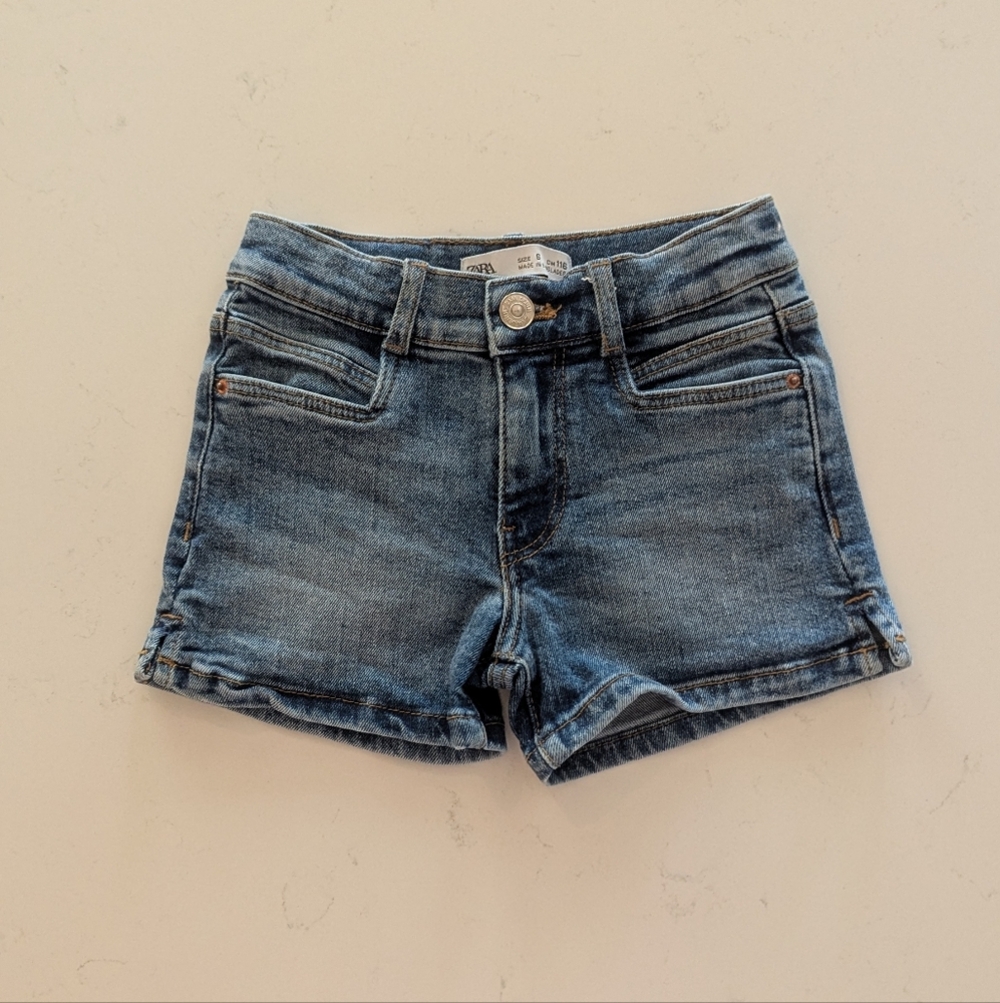 Zara | Classic Blue Denim Shorts